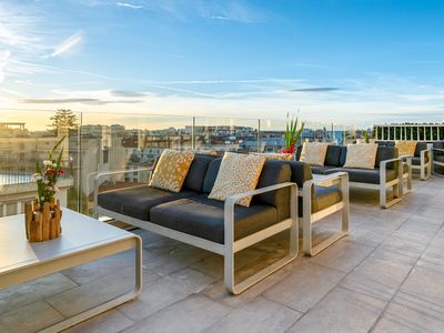 Restaurant room with panoramic view