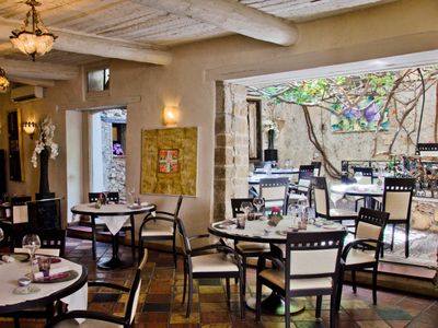 Michelin star dining room in old town 