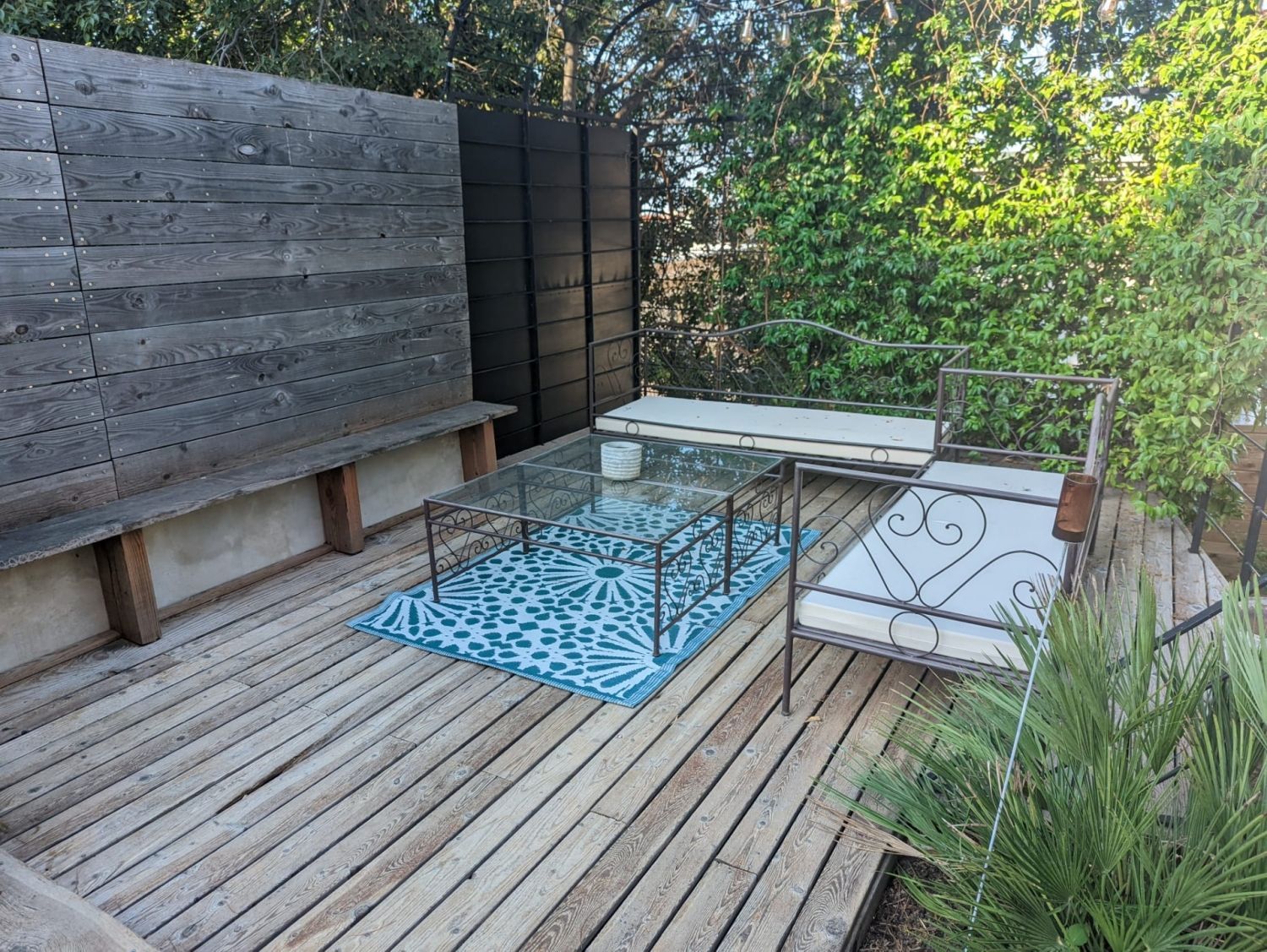 A garden in the city