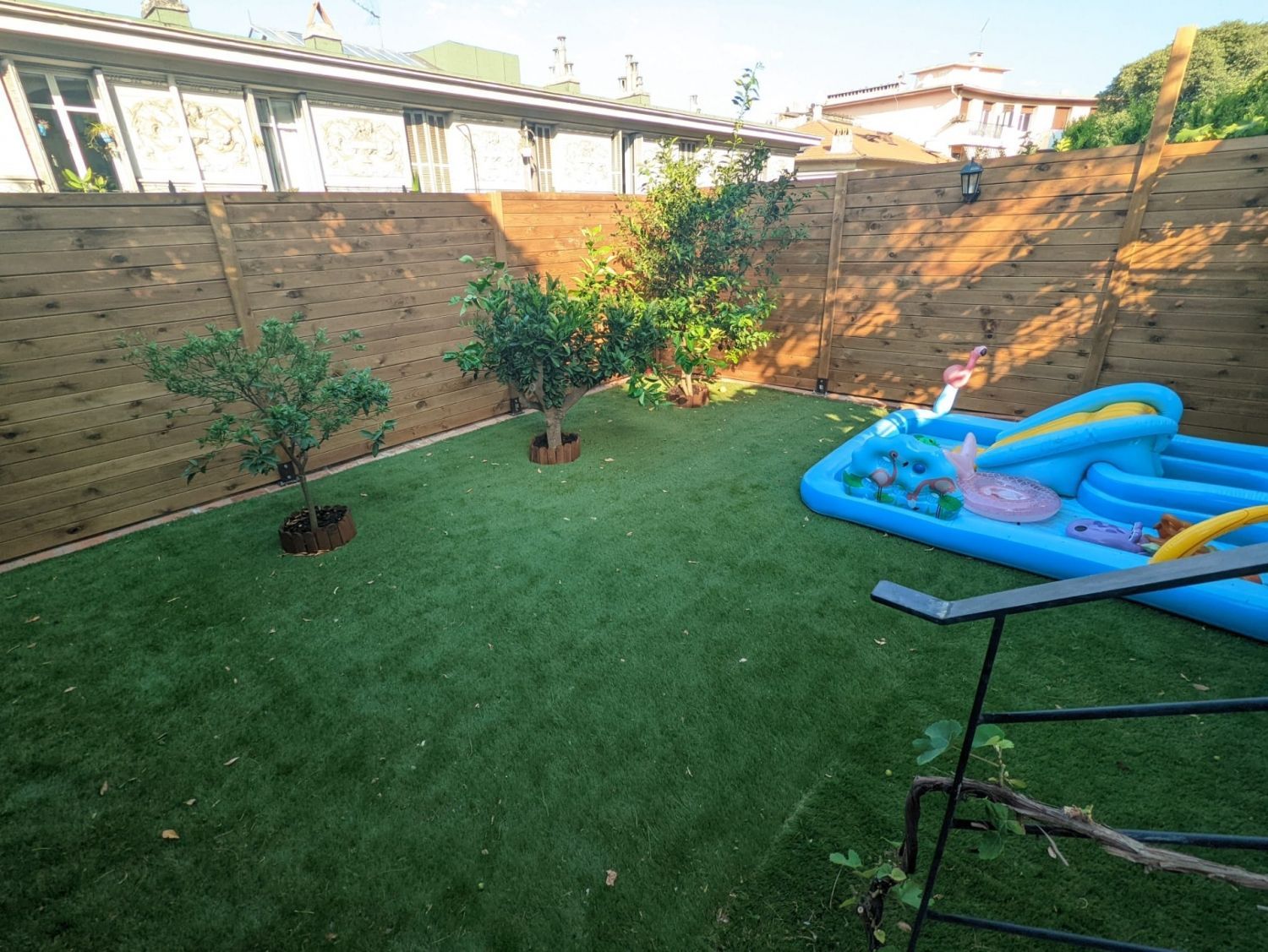 A garden in the city