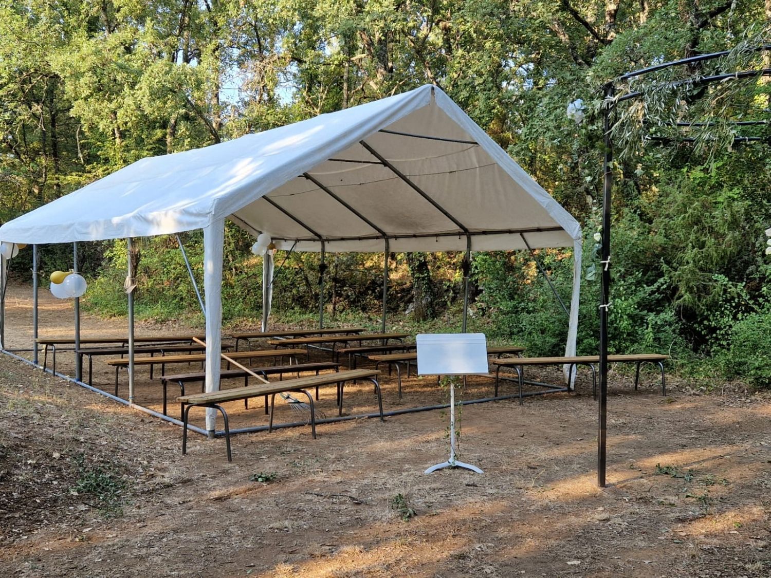 Espace extérieur pour grand évènement 