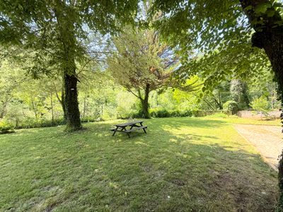 Large swimming pool - Shady garden with views of the river and forest