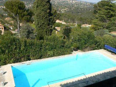 Grand extérieur avec piscine proche de Grasse