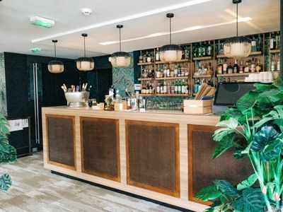 A rooftop providing a lively and stylish setting