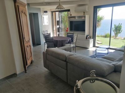 Villa sur la falaise avec piscine chauffée 