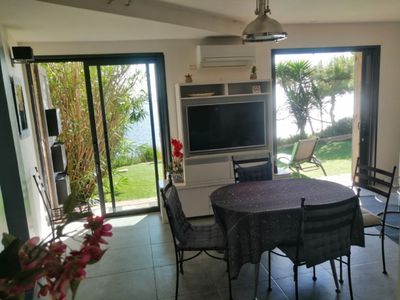 Villa sur la falaise avec piscine chauffée 