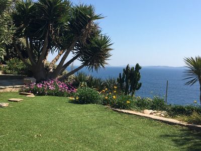 Villa sur la falaise avec piscine chauffée 