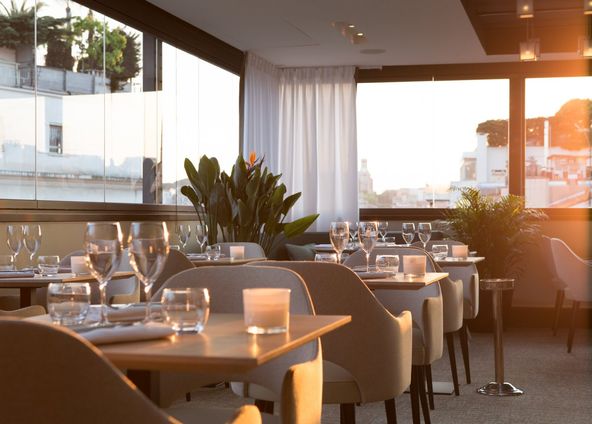 Rooftop private dining in style