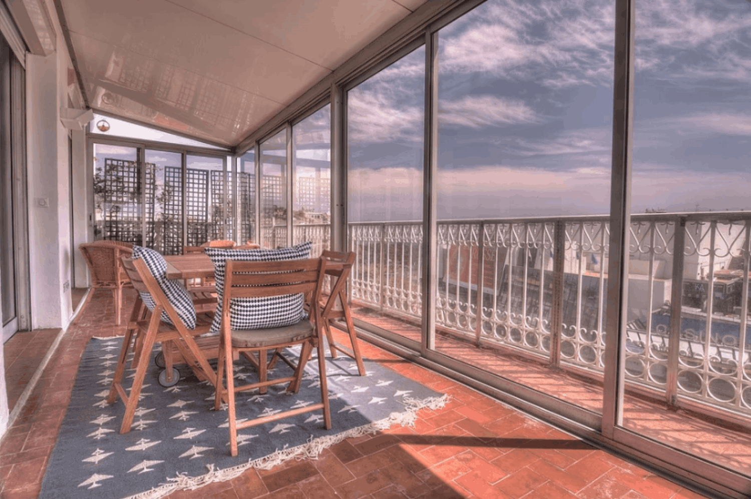 Twin Cannes Apartments with Sea-View Terraces Facing the Palais