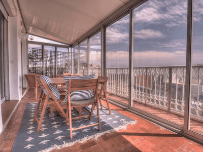 Twin Cannes Apartments with Sea-View Terraces Facing the Palais