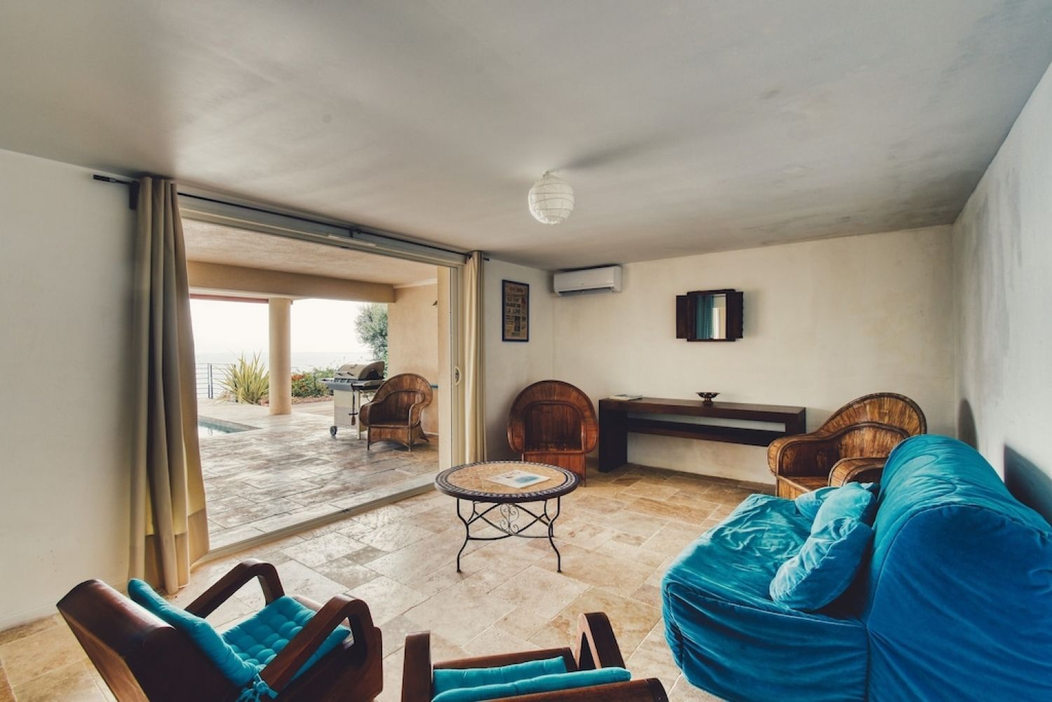 Exceptional heated pool villa, next to the Palais Bulle