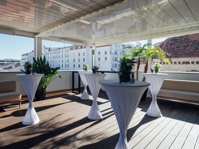 Rooftop Overlooking Gothic Church