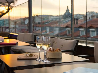 Rooftop Overlooking Gothic Church
