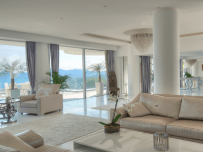 Expensive Cannes Villa with Sea Views, Pool & Gardens for Prestigious Events