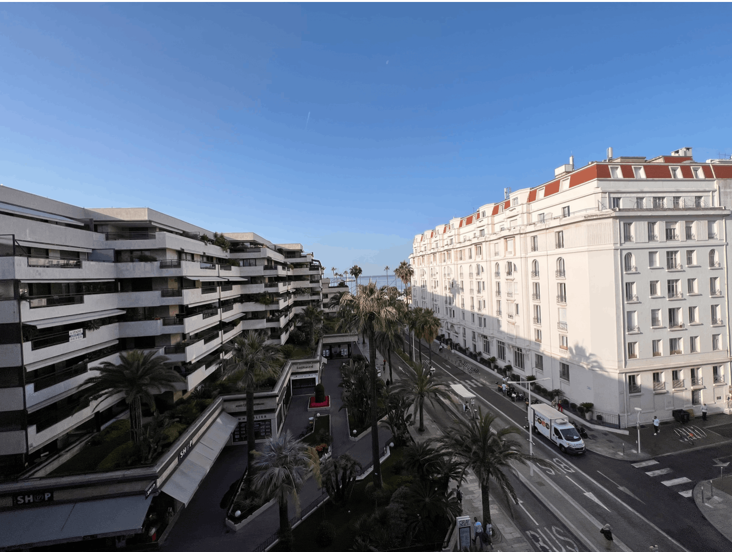 Appartement avec vue sur la mer au Gray d'Albion Cannes pour les événements de la Boutique