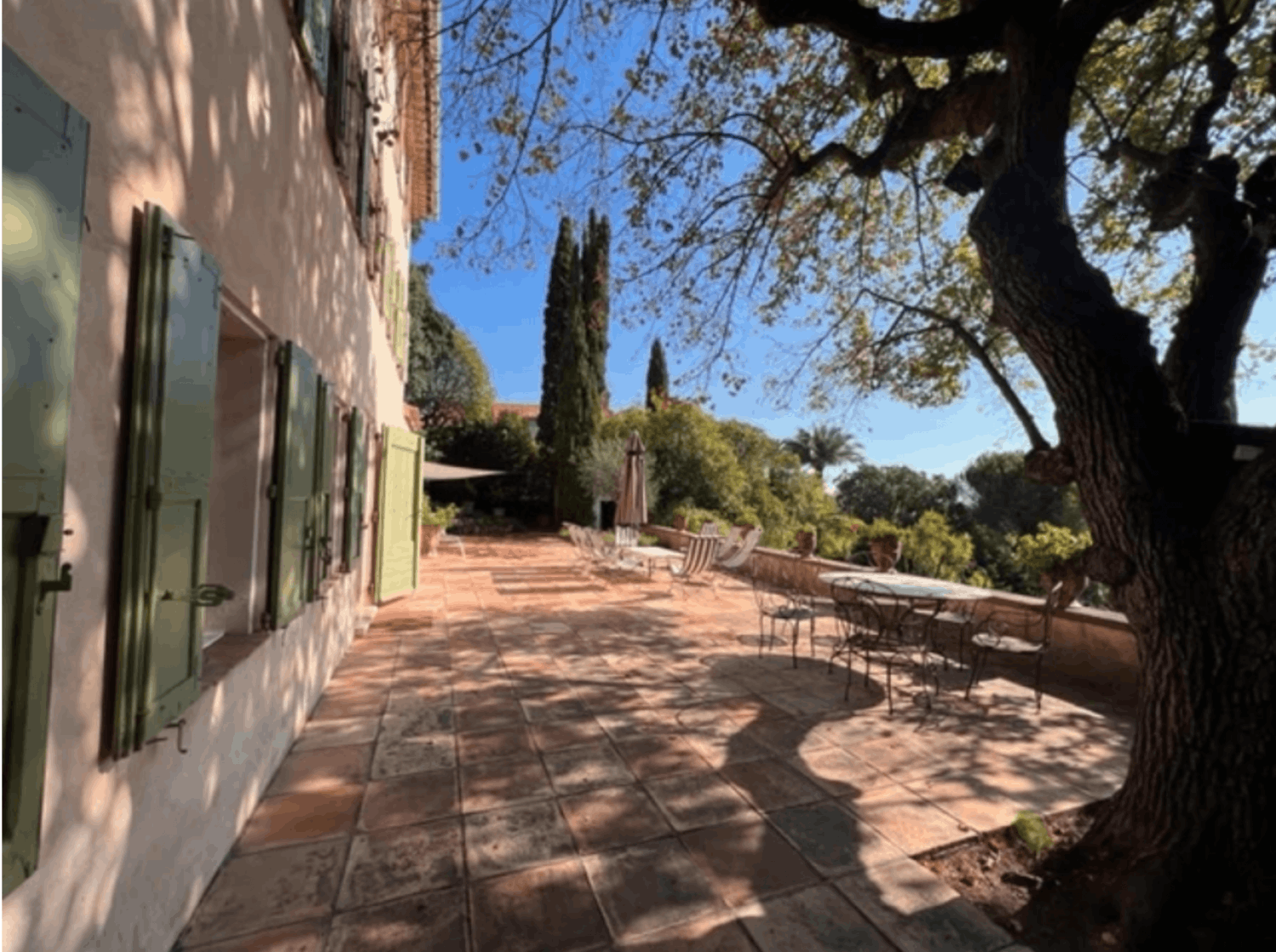 Authentique villa provençale près du centre de Cannes pour des événements intimes