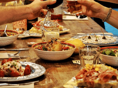 Italian restaurant near Garibaldi & Place du Pin