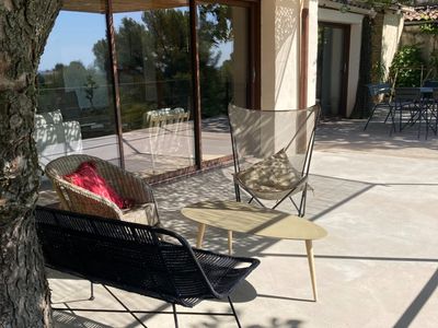 Villa avec piscine et terrasse vue panoramique 