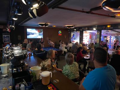 Route 66 style restaurant room and terrace USA