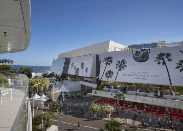 Luxury apartment in front of Palais des Festivals 