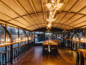 Péniche Restaurant extérieur Rive Droite