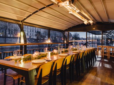 Péniche Restaurant extérieur Rive Droite