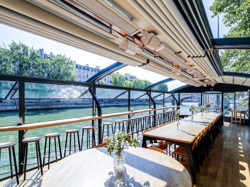 Péniche Restaurant extérieur Rive Droite
