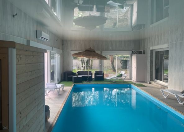 Private villa with indoor pool and spa