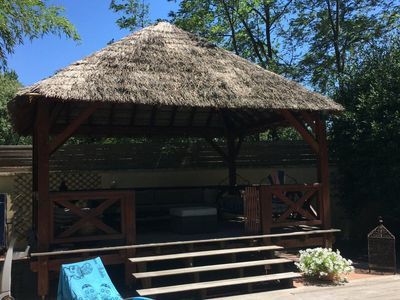 Espace de réception dans une gentilhommière 