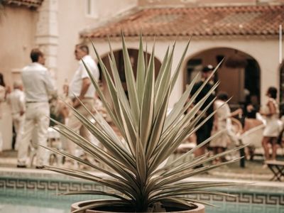 Espace de réception dans une gentilhommière 