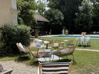 Espace de réception dans une gentilhommière 