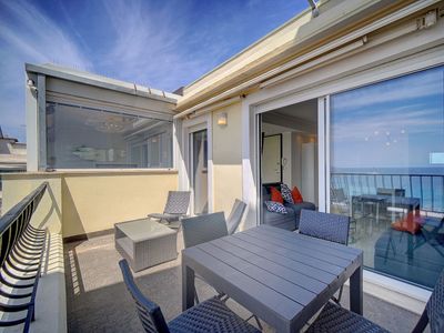 Modern Croisette Apartment with Terrace – Sea View, Events up to 30