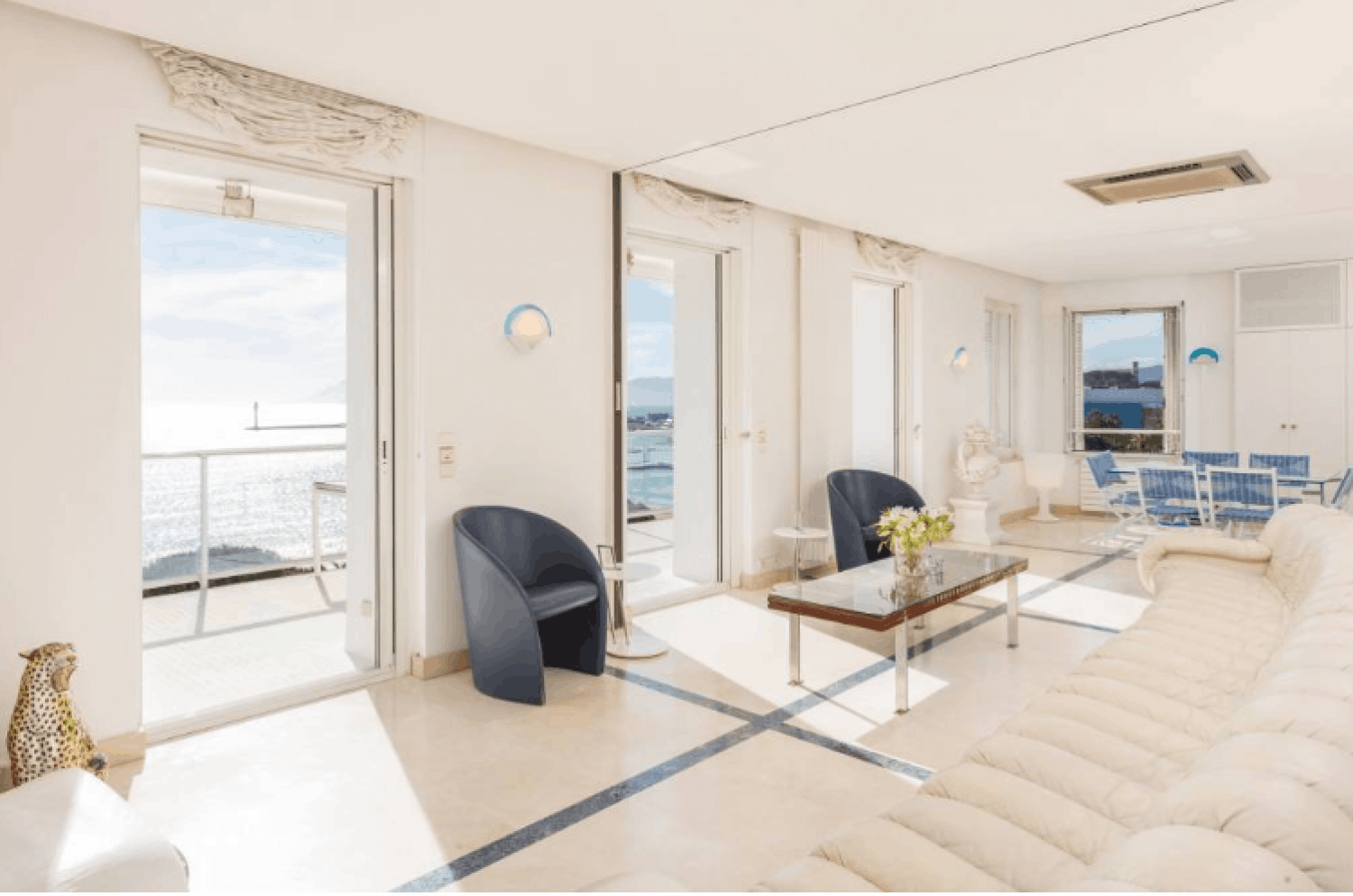 Spacious Croisette Penthouse with Sea View – Events up to 60 Guests