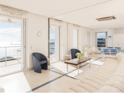Spacious Croisette Penthouse with Sea View – Events up to 60 Guests