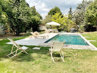 Villa Au Vesinet with garden and swimming pool