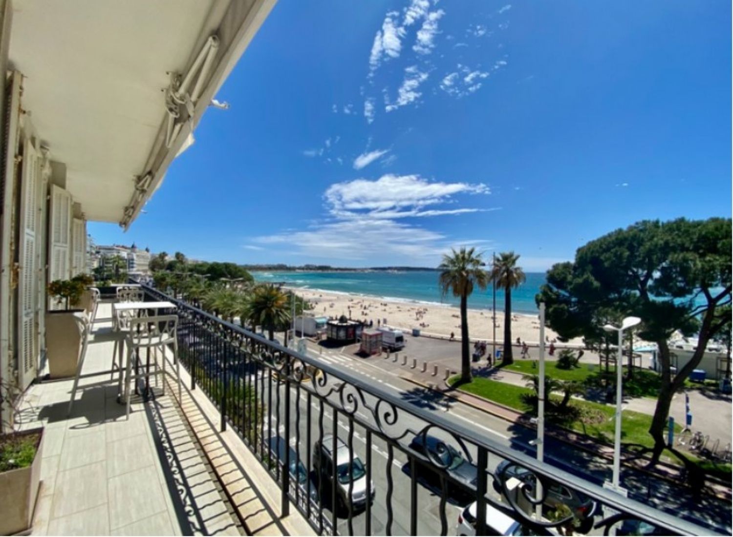 Élégant appartement avec vue sur la mer sur la Croisette pour des événements exclusifs à Cannes