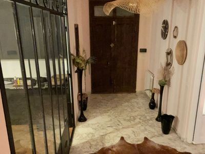 Stylish house with swimming pool and garden