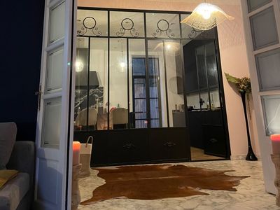 Stylish house with swimming pool and garden