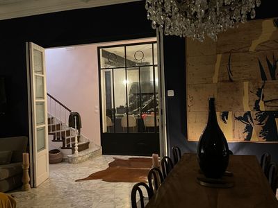 Stylish house with swimming pool and garden