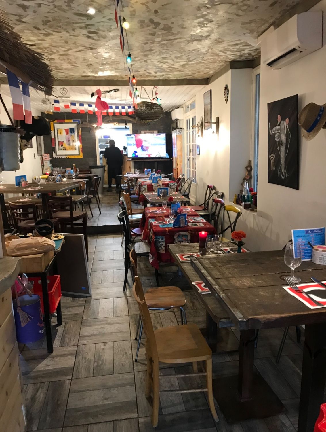 Camargue Style Decorative Restaurant Room for Events in Paris