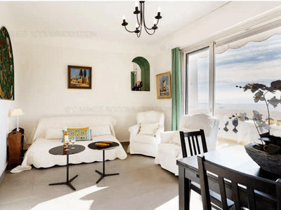 Sea-View Croisette Apartment Cannes – 2 Beds, Events up to 20 Guests