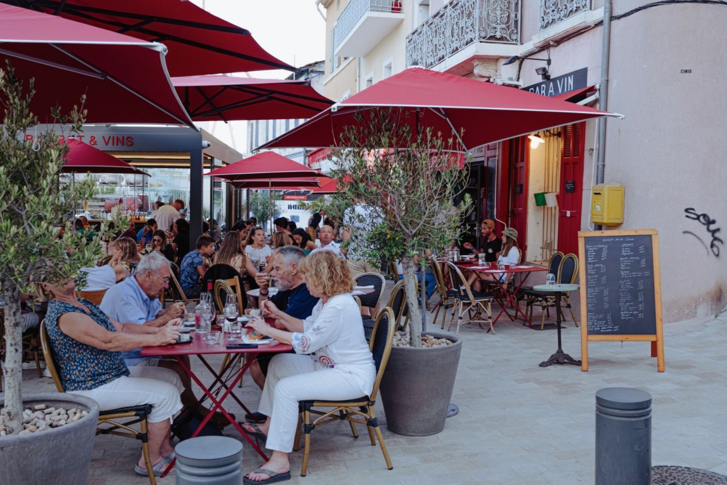 Terrasse et pergola sur le vieux port 
