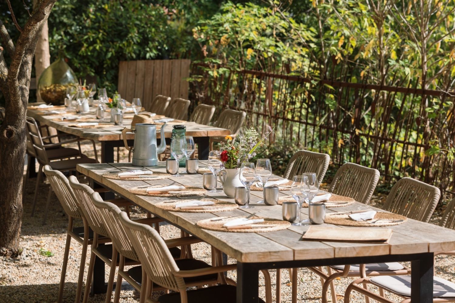 Secret Garden and its terraces