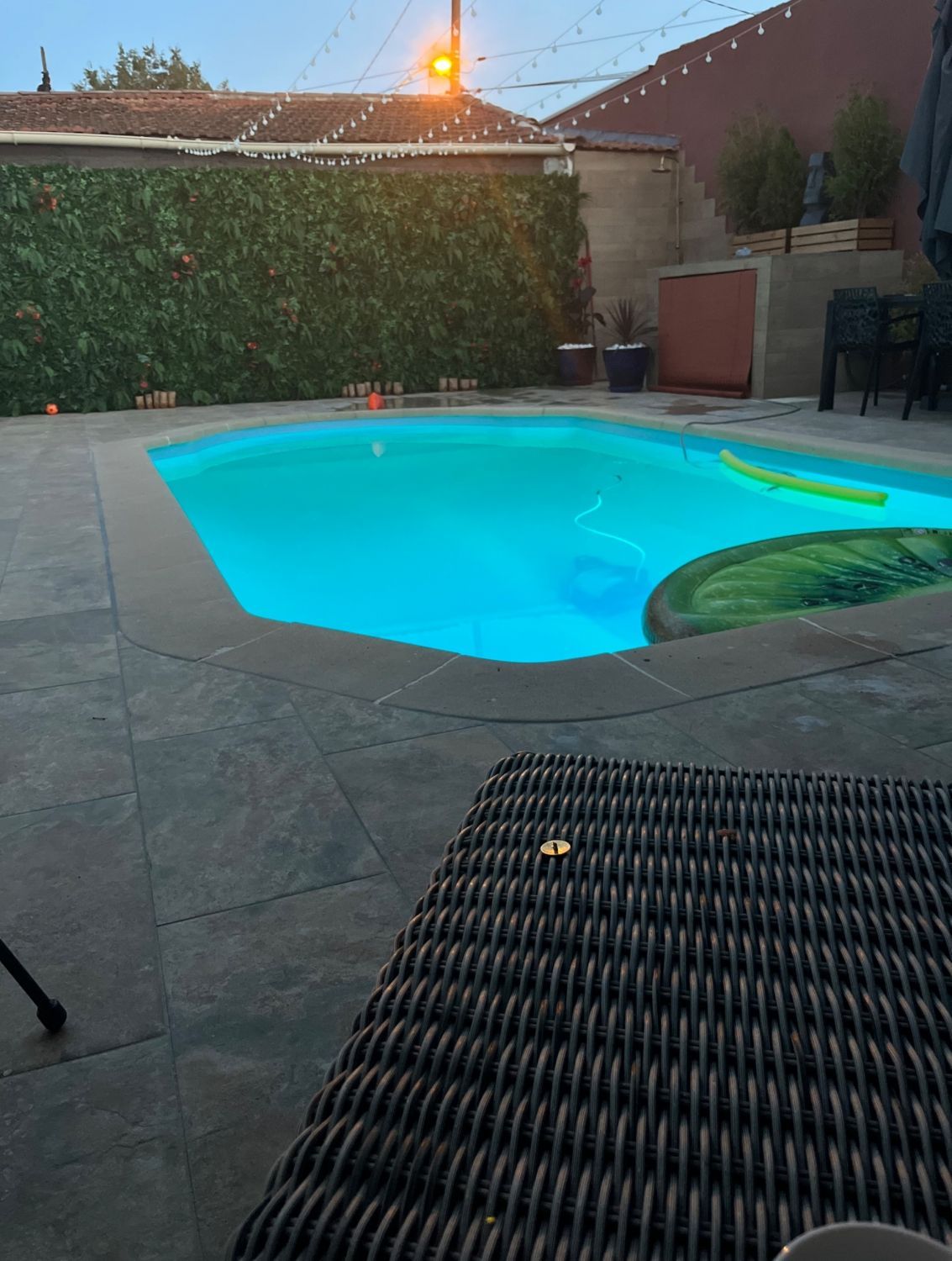 Terrace with swimming pool