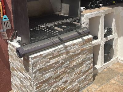 Terrace with swimming pool