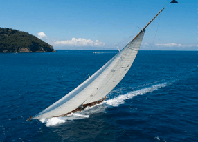 Vintage Racing Yacht