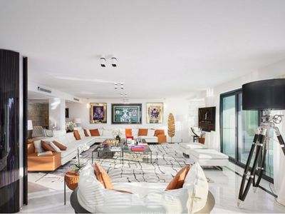 Luxury 6-Bedroom Cannes Apartment – Sea View, Events up to 80 Guests
