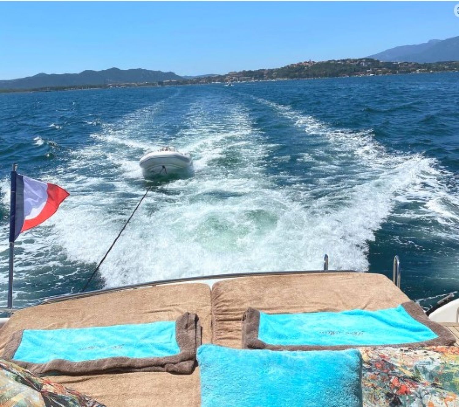 Boat with crew