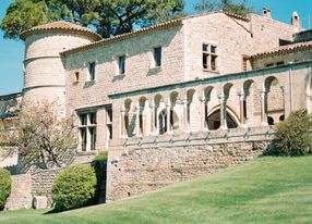 Castle on the heights of Cannes