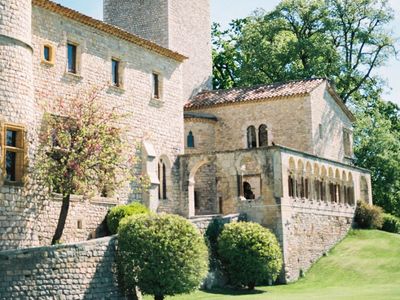 Castle on the heights of Cannes